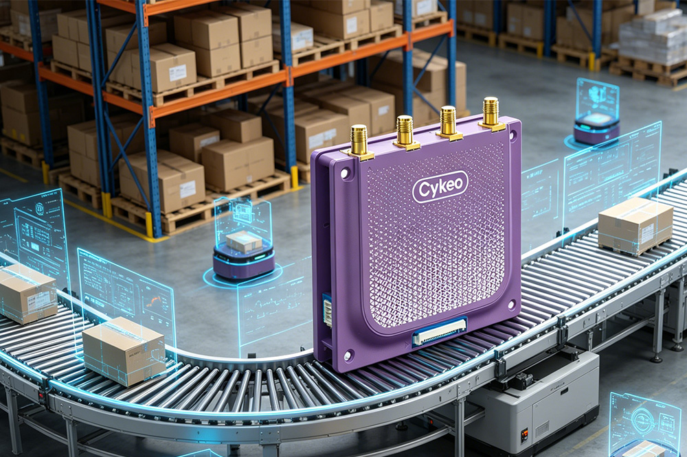 Embedded RFID Reader Module: Why More Devices Are Building RFID Inside 3 Embedded RFID reader modules integrated into warehouse conveyor systems and automated robots for RFID tracking.