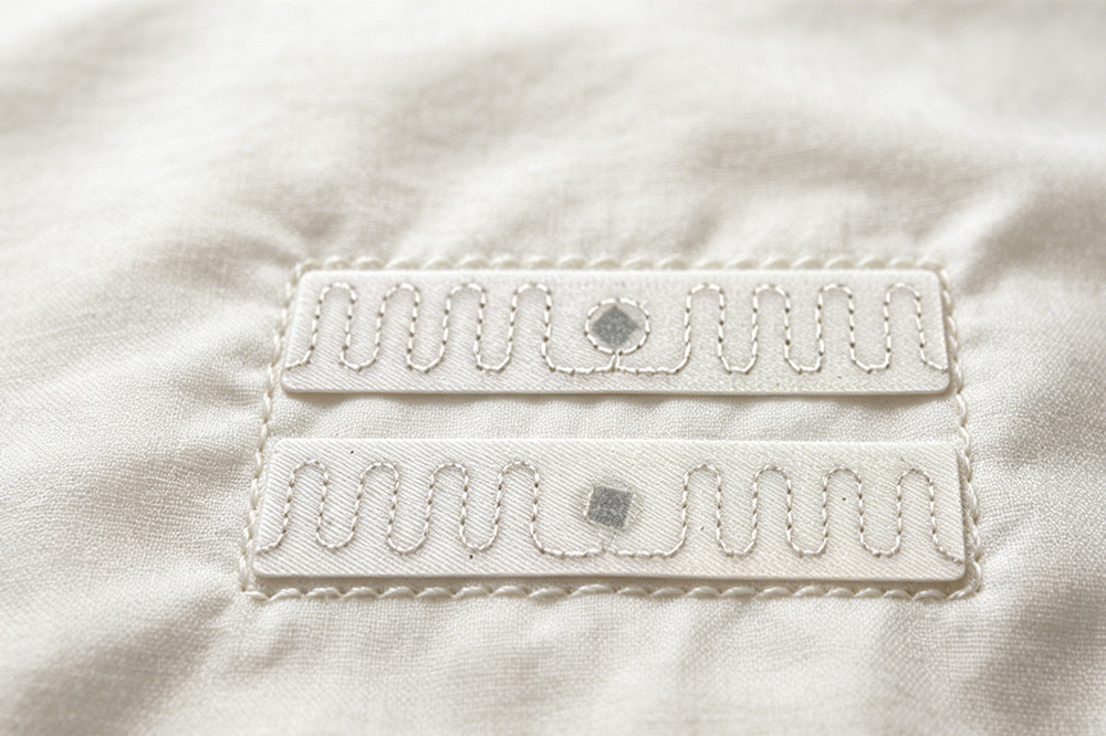 How RFID Laundry Tags Help Reduce Linen Replacement Costs 1 Washable RFID laundry tag attached to hotel linen