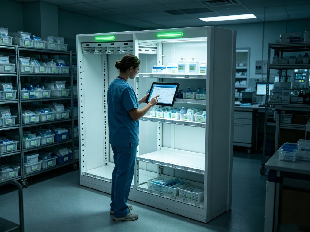 Hospital UHF RFID inventory tracking with automated consumable management