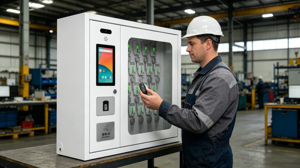 What Is Rfid Tag Keychain And How Conduct RFID Key Management 2 Operator using Cykeo RFID tag keychain smart key cabinet system