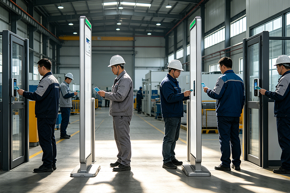How access control kit rfid system works?