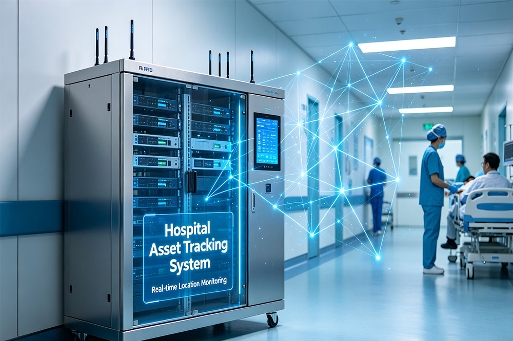 smart cabinet connected to hospital RFID tracking infrastructure
