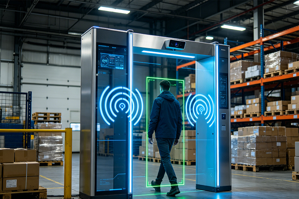 RFID and AI camera working together in gate system
