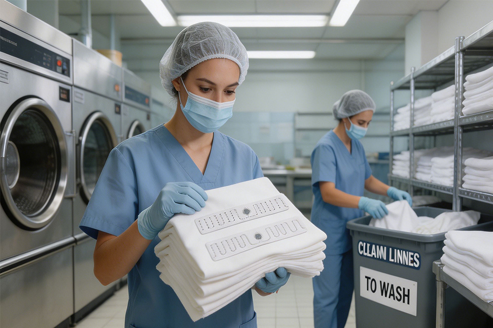 RFID Laundry Tag Applications in Hospital Textile Tracking 2 RFID sorting system for healthcare textile management
