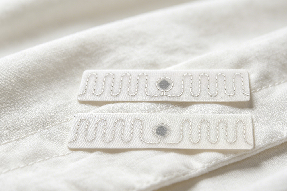 RFID Laundry Tag Deployment Guide for Smart Textile Management Systems 1 Industrial RFID laundry tag installed on textile fabric