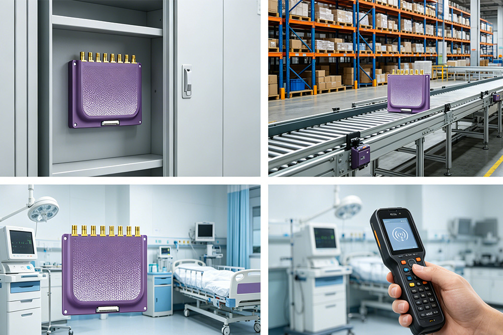 OEM RFID Reader Module: How Companies Build Custom RFID Devices 2 RFID reader modules used in warehouse automation, medical tracking systems, smart cabinets, and handheld RFID devices.