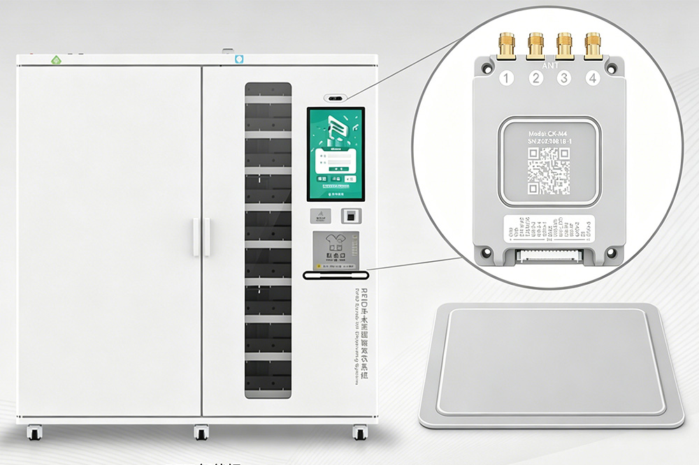 RFID Reader Module for Medical Asset Tracking: Why Hospitals Are Moving Toward Embedded RFID Systems 1 Embedded RFID reader module and antennas installed inside a hospital medical storage cabinet for surgical instrument tracking.