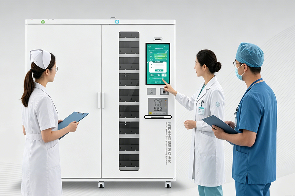 RFID Reader Module for Medical Asset Tracking: Why Hospitals Are Moving Toward Embedded RFID Systems 2 Hospital staff using RFID system to track medical equipment and healthcare inventory in real time.