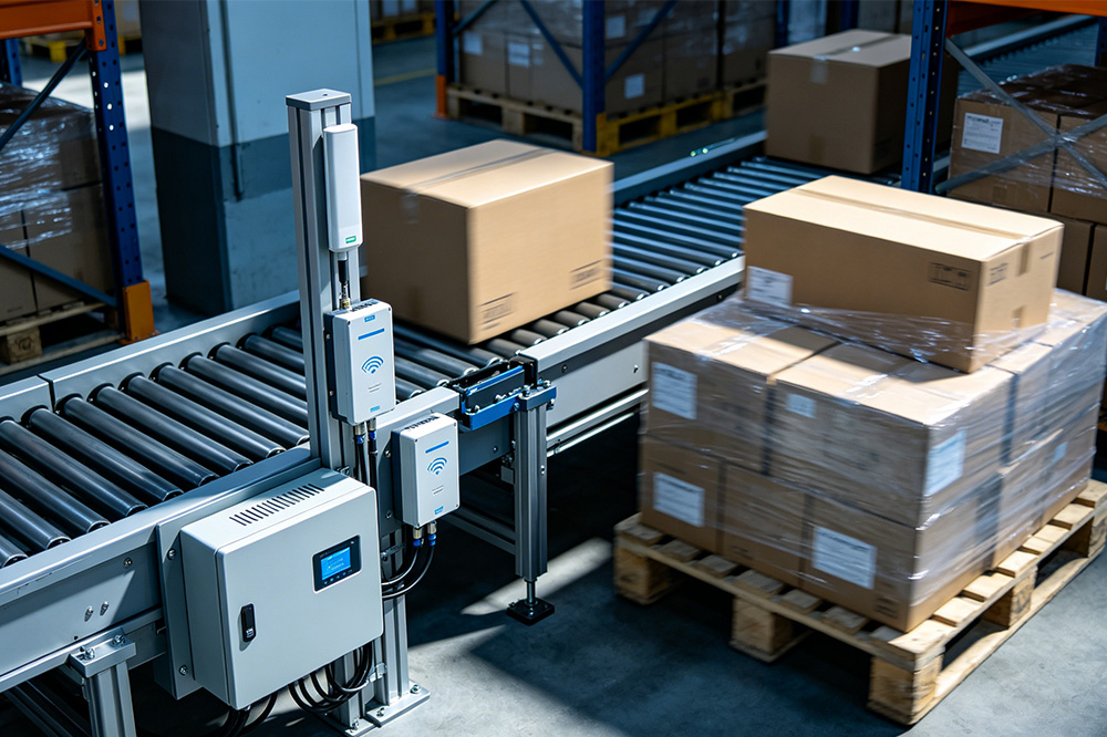 RFID Reader Module for Warehouse Inventory Management: Why More Distribution Centers Are Embedding RFID Into Operations 1 Embedded RFID reader module integrated into warehouse conveyor equipment for pallet and inventory tracking.