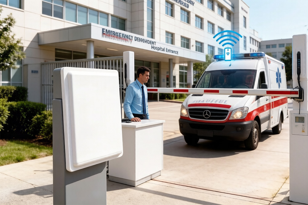 Hospital Parking System Using RFID for Faster Emergency and Staff Vehicle Access 2 Hospital staff parking controlled by RFID system