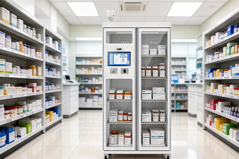 How Hospitals Demonstrate ROI for RFID Investments 1 RFID medical cabinet used for hospital inventory management