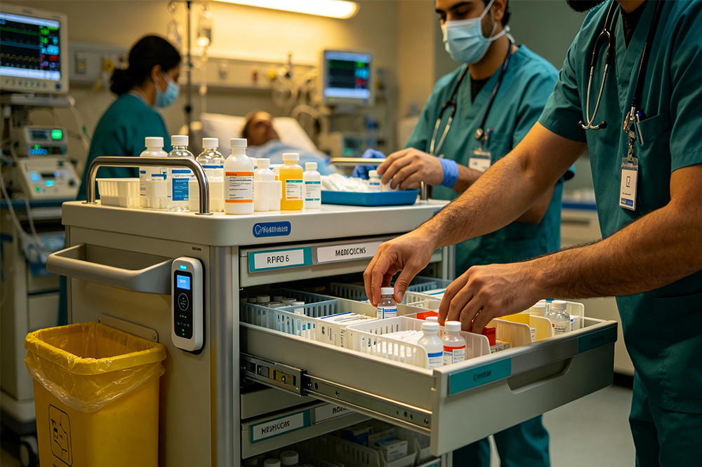 How RFID Enhances Hospital Medication Inventory Tracking 3 RFID tracking improves emergency medication access