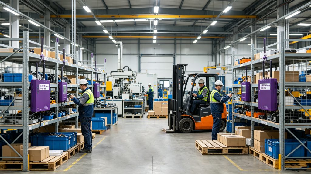 Can industrial asset tracking rfid inprove operational efficiency 1 Cykeo industrial asset tracking RFID system scanning factory equipment with UHF RFID technology