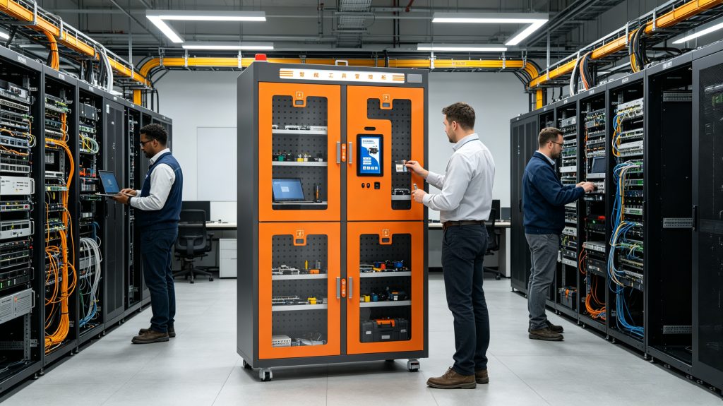 How to achieve tool tracking tool for IT equipment 1 Cykeo ultra high frequency RFID cabinet managing IT equipment and network devices