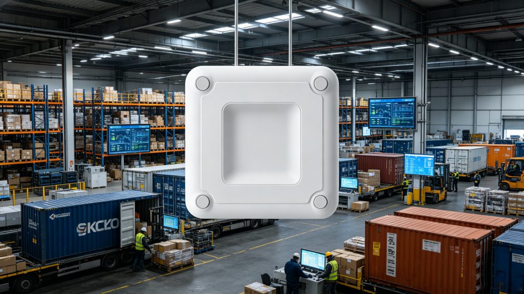 What is radio frequency tracking system? 2 Integrated UHF RFID radio frequency tracking system managing industrial inventory automatically