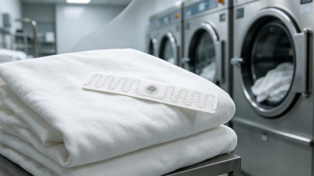 What Are RFID Laundry Tags? 2 RFID laundry tags for hotel towel and linen management