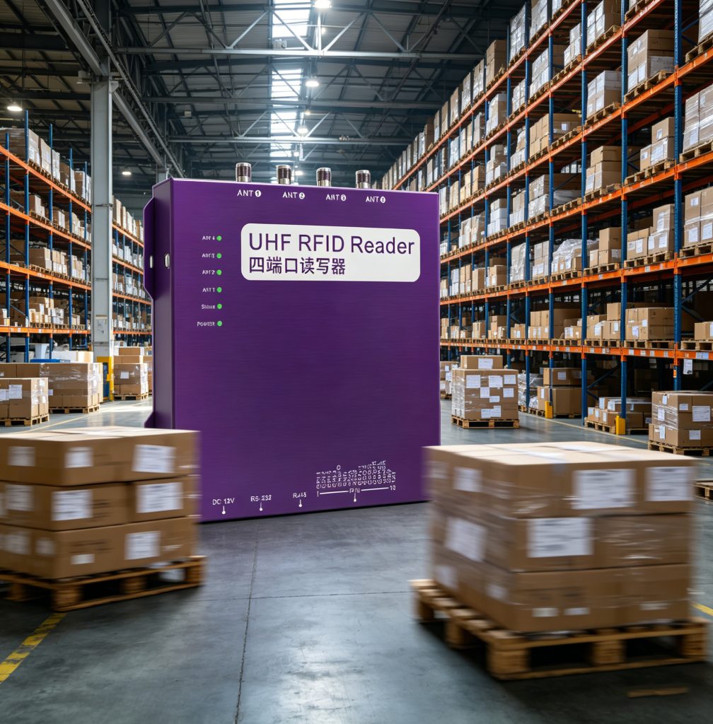What is rfic reader applicaions and how Cykeo builds rfic reader systems 1 rfiD reader scanning multiple uhf rfid tags in warehouse