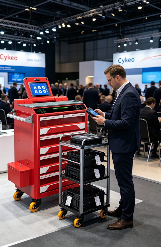 Key Advantages of rfid event solutions 2 Staff using UHF RFID system for fast event inventory counting