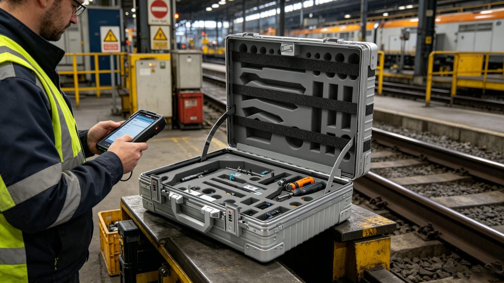 on metal rfid tags – Industrial Asset Identification for Metal Surfaces 1 Cykeo RFID tool management system used in railway maintenance environment