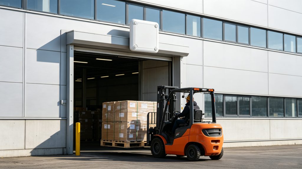 RFID Technology in Logistics: How RFID Transforms Modern Supply Chain Operations 1 Cykeo RFID reader tracking pallets at warehouse dock