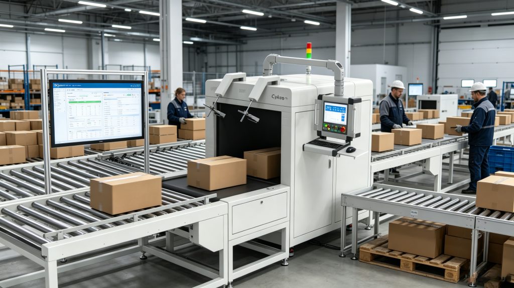 Why RFID in Logistics and Supply Chain Matters 2 Cykeo RFID tunnel system validating outbound shipments before warehouse dispatch