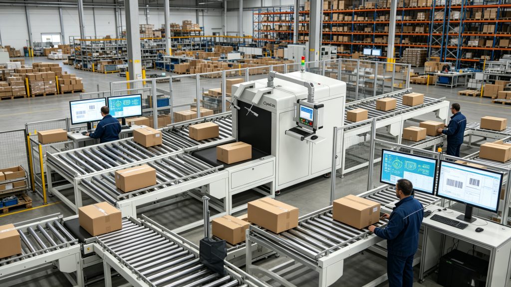 How RFID Inventory Tracking Systems Work 2 RFID inventory tracking systems verifying outbound shipments through automated tunnel inspection