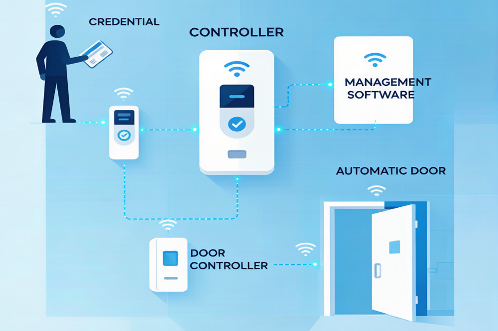 RFID Access Solutions: A Practical Guide for Smarter Entry Control, Asset Security, and Business Growth 1 RFID access system combines credentials, readers, software, and controllers