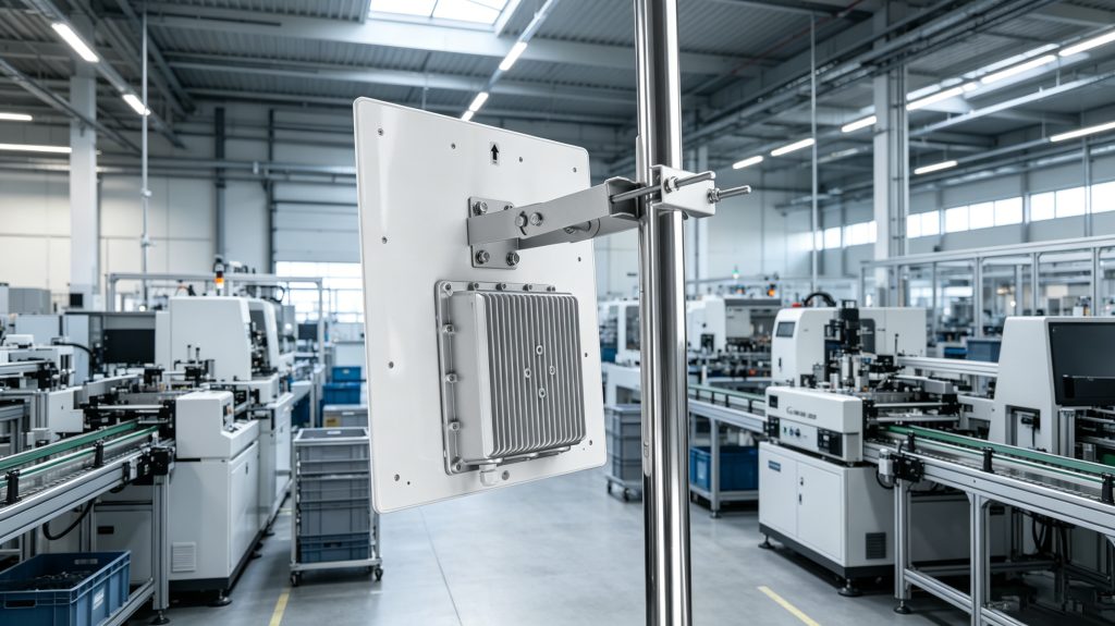 Industrial RFID asset tracking solution using UHF tags in a European manufacturing facility