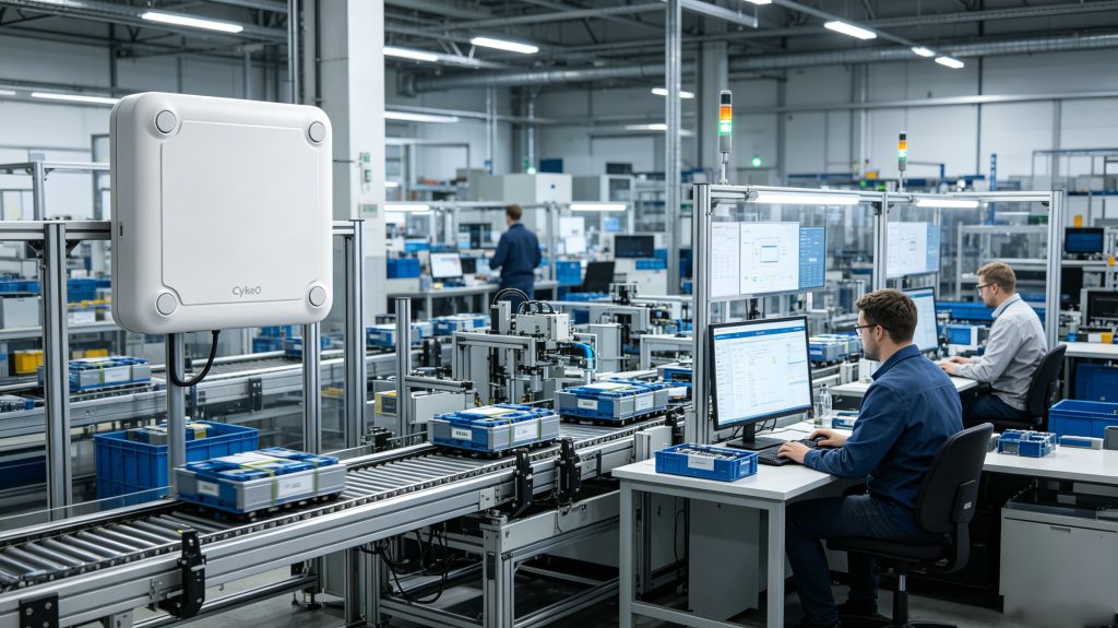 RFID Tag and Reader: How They Work Together for Accurate Asset Tracking 2 Industrial asset management using Cykeo RFID tag and reader technology