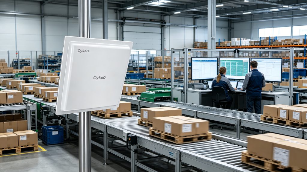Cykeo RFID manufacturing tracking solution connecting factory and warehouse operations