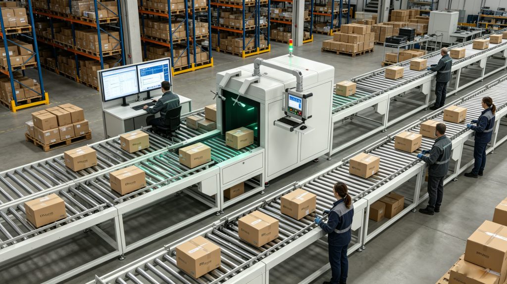 How RFID Inventory Tracking Systems Work 1 RFID inventory tracking systems automatically counting tagged cartons on a warehouse conveyor