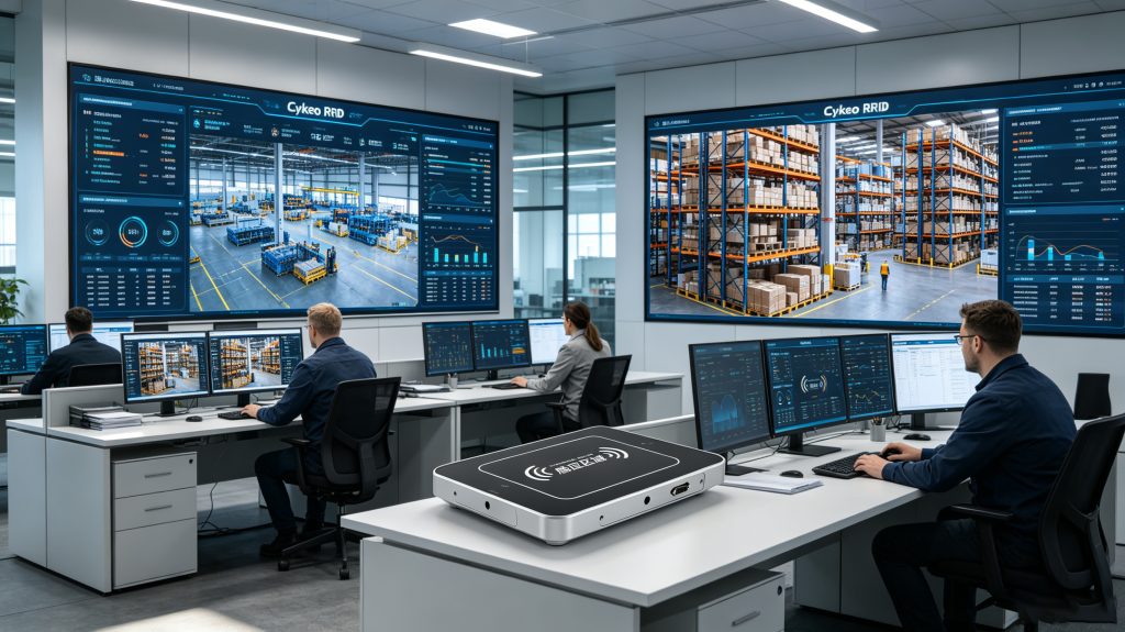 What is Rfid tag uhf? 2 Warehouse control room monitoring UHF RFID real-time tracking dashboard