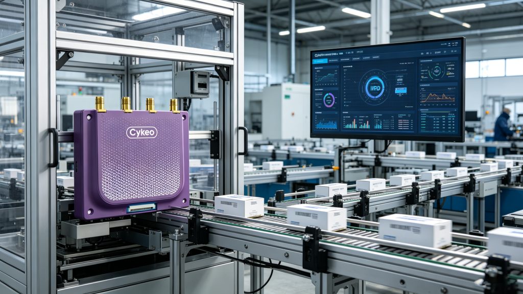 What Is Modul RFID? 1 Cykeo RFID module integrated inside industrial automation equipment for real-time asset identification.