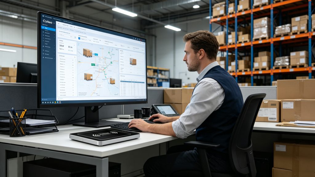 RFID Technology in Logistics: How RFID Transforms Modern Supply Chain Operations 2 warehouse management system showing RFID logistics tracking data
