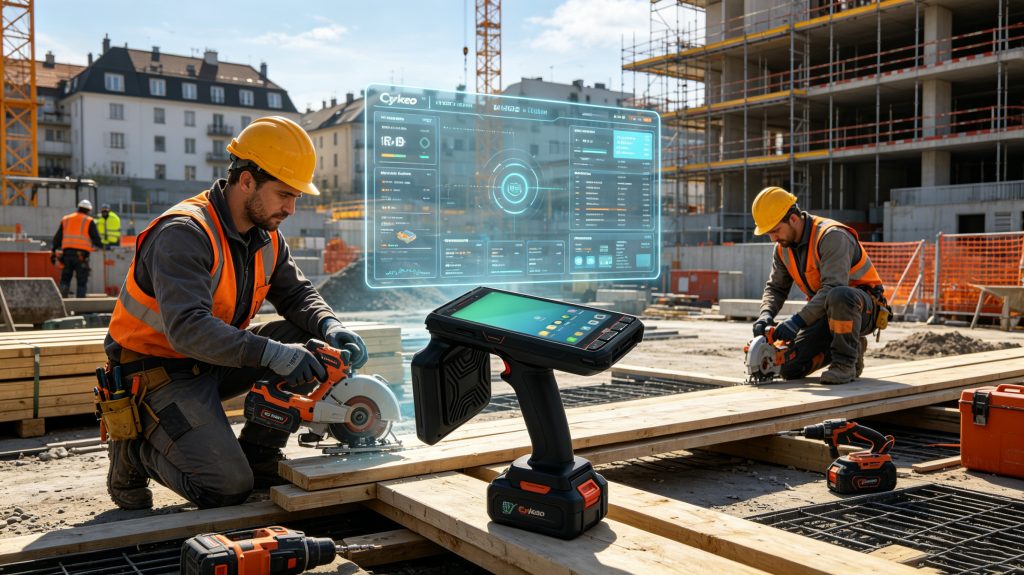 RFID tracking system managing power tools on construction site RFID tracking system managing power tools on construction site