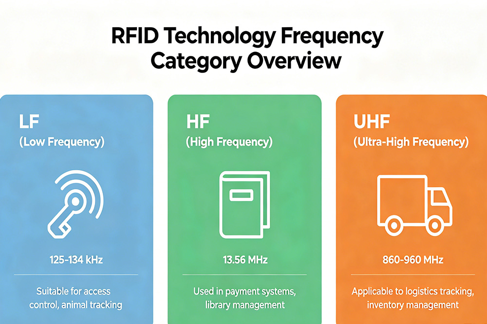 How to Check RFID Card Frequency 1 Comparison of LF HF and UHF RFID card frequencies
