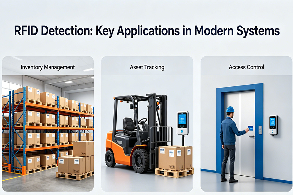 RFID detection plays a critical role in inventory management, asset tracking, and access control systems.