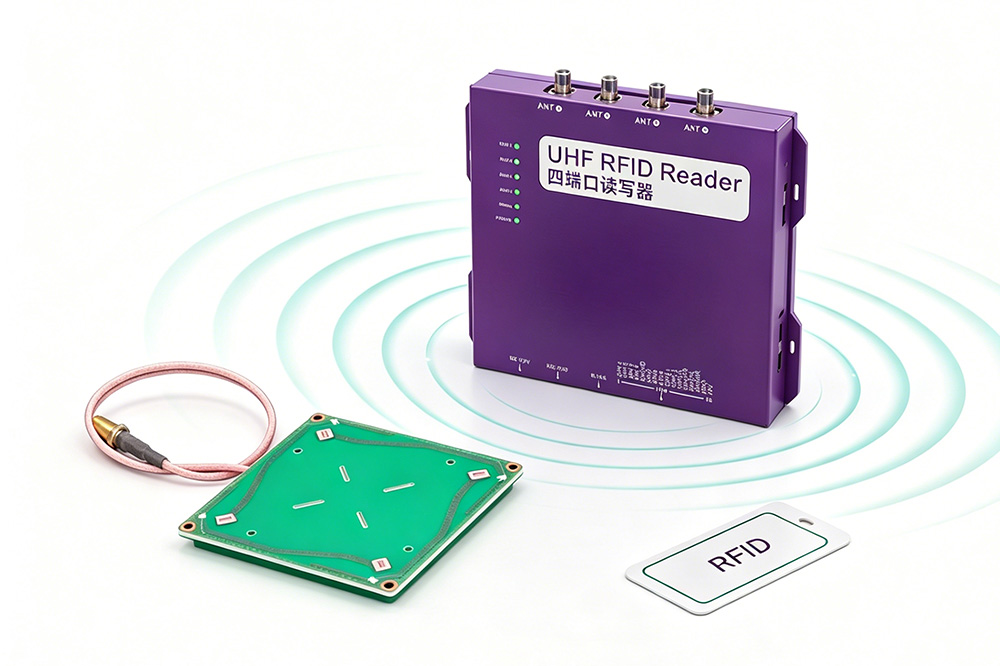How Do RFID Readers Work? 1 Basic components of an RFID system including reader antenna and RFID tag