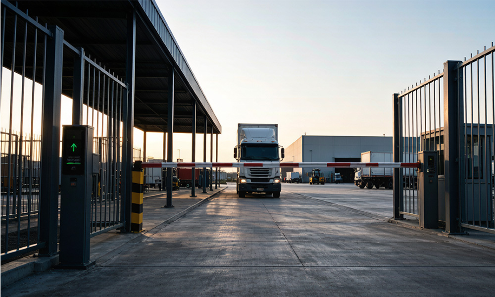 Access RFID Kit: What Actually Matters Before You Build an RFID Access Control System 2 Long range RFID vehicle access control at logistics facility