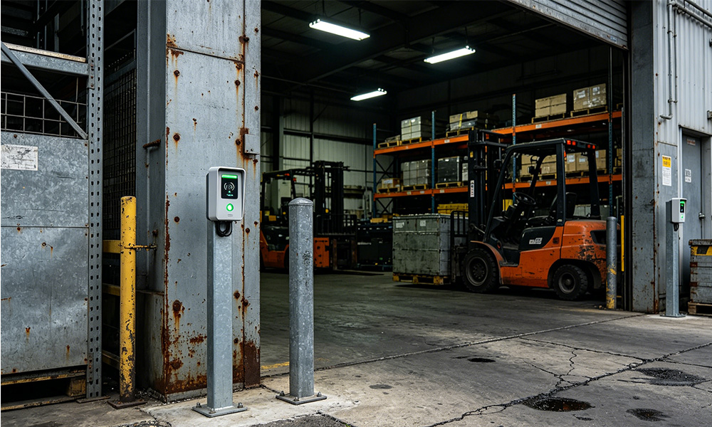 Access RFID Kit: What Actually Matters Before You Build an RFID Access Control System 4 Industrial RFID access control deployment in manufacturing facility