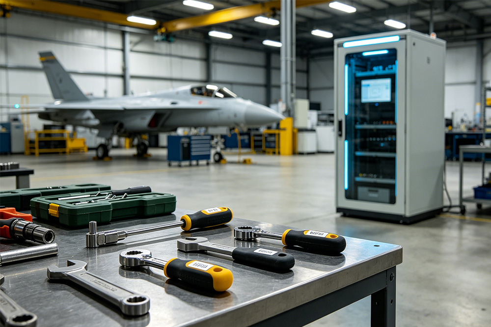 Embeddable RFID Tags: Why More Manufacturers Are Hiding RFID Inside Products Instead of Sticking It On 2 Industrial tools equipped with embedded RFID tags in a smart tool management system