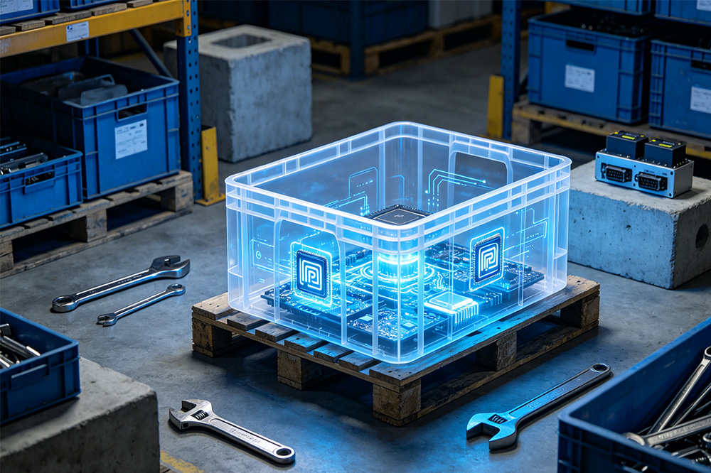 Embeddable RFID Tags: Why More Manufacturers Are Hiding RFID Inside Products Instead of Sticking It On 1 Cross section view of an RFID tag embedded inside a plastic product