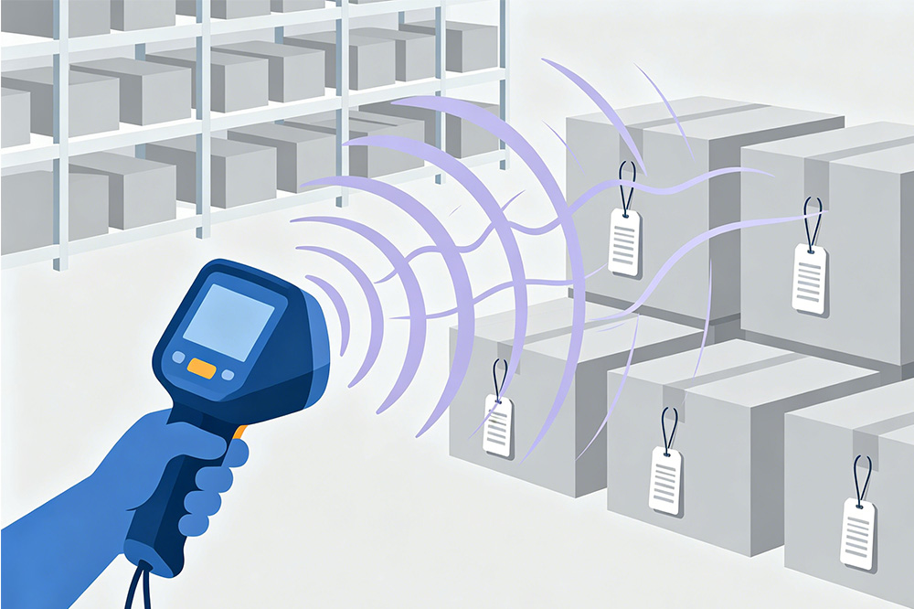 Handheld RFID Readers: They Look Simple Until You Actually Use One 1 Radio waves allow handheld readers to identify multiple RFID tags without direct line of sight.
