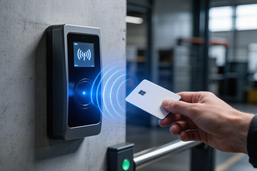 How RFID Readers Actually Work 1 RFID system enabling contactless access control through passive card detection