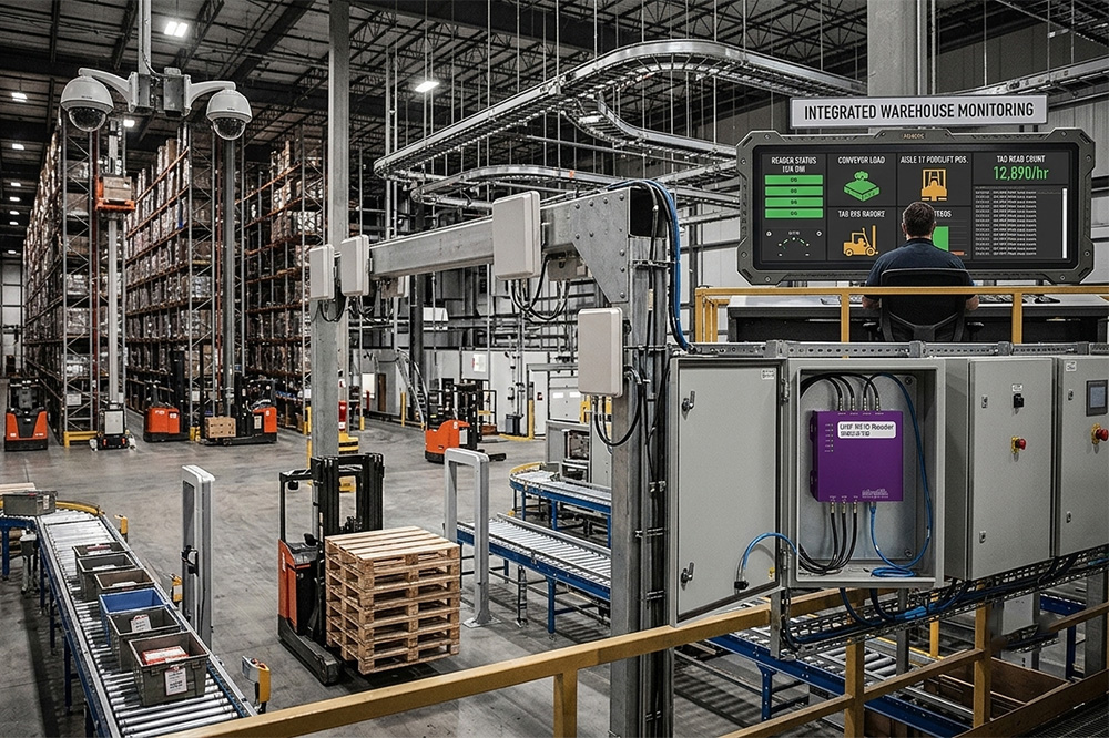 A Good RFID Project Usually Starts with the Wrong Question 3 Fixed RFID reader system integrated with warehouse automation