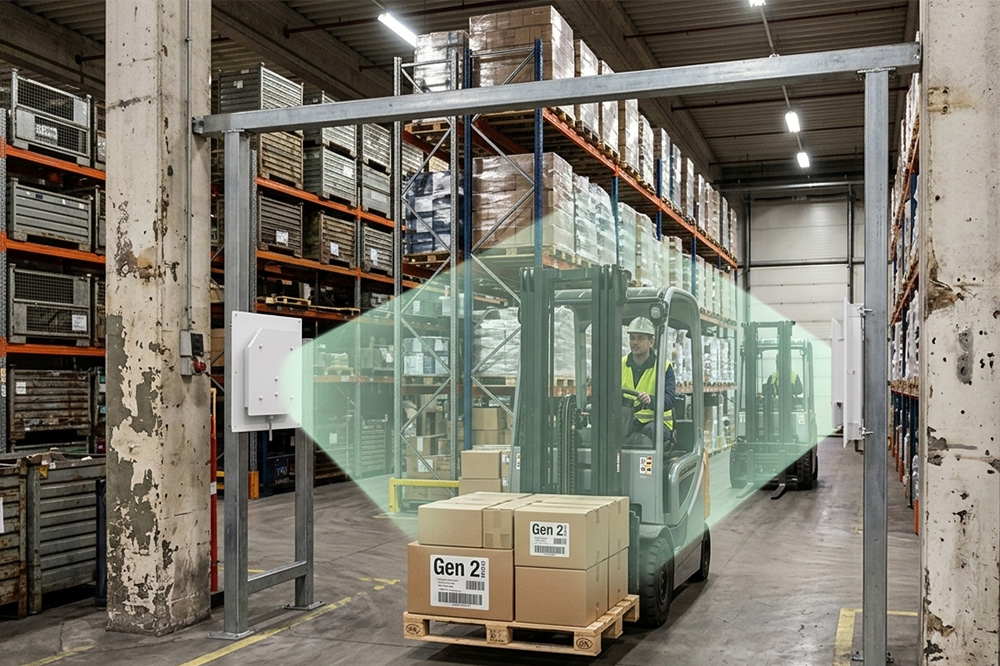 The RFID System Was Working… Just Not in the Right Place 2 Directional RFID antenna creating a controlled read zone