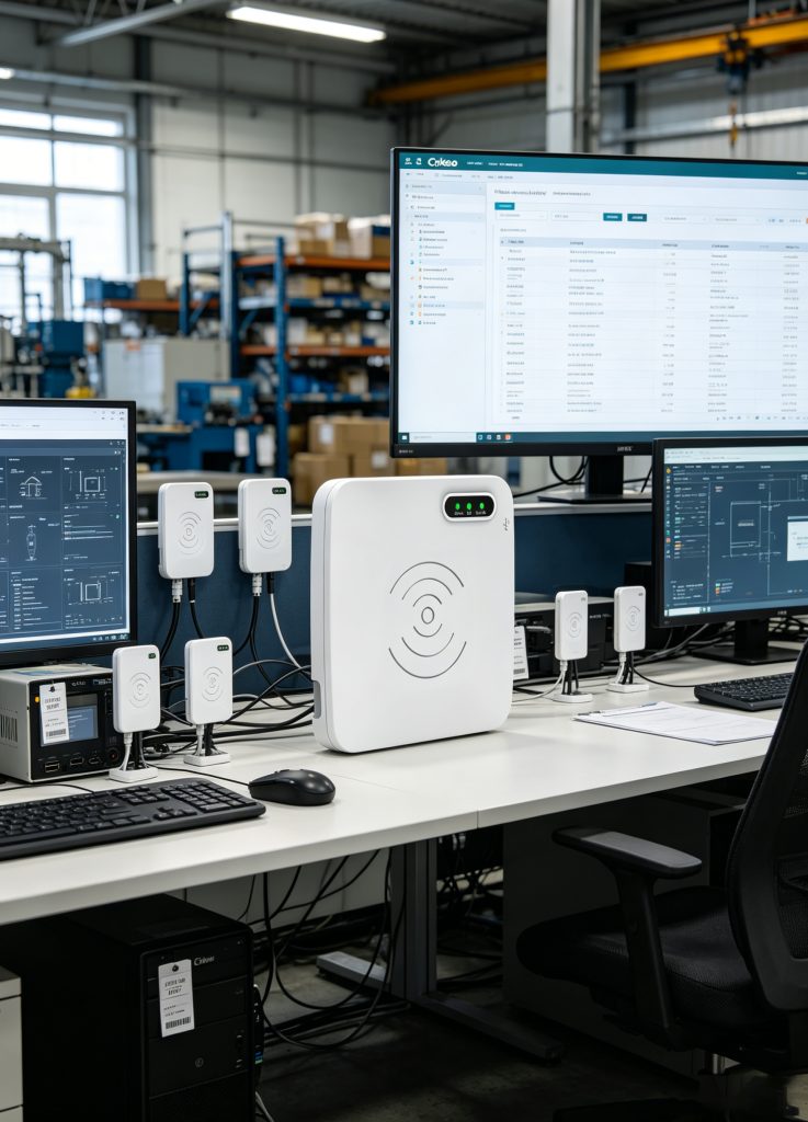 RFID Controller: How Does an RFID Controller Improve System Performance and Automation? 1 RFID controller integrated with industrial asset tracking software and RFID readers