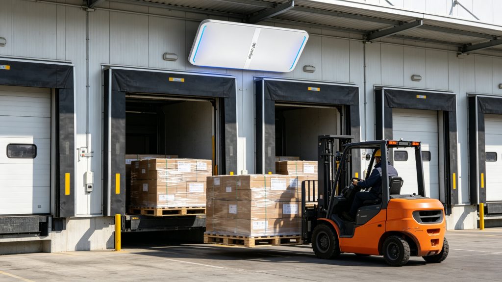RFID Shipment Tracking: How Real-Time RFID Delivers End-to-End Shipment Visibility 1 RFID shipment tracking with Cykeo RFID reader monitoring outbound pallets