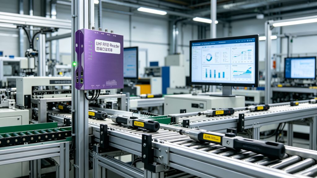 RFID Asset Tracking Systems for Real-Time Visibility and Asset Control 2 rfid asset tracking systems monitoring tools and equipment in factory environment