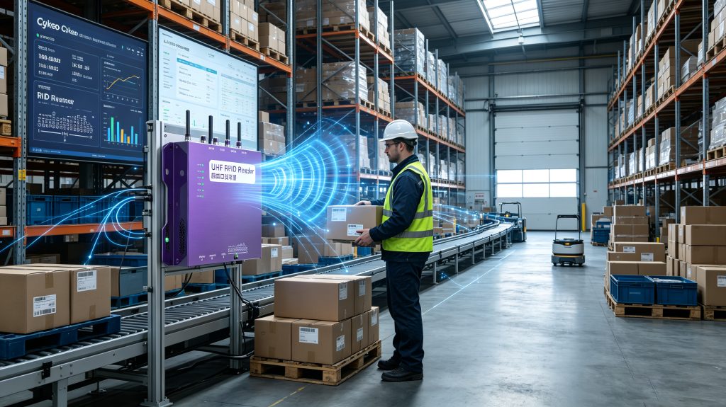 What Is an RFID Scanner? Complete Guide to RFID Scanning Technology, Working Principle, and Industrial Applications 1 what is an rfid scanner used for warehouse inventory tracking with Cykeo RFID technology